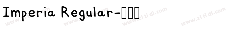 Imperia Regular字体转换 Imperia Regular字体转换